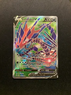 Eternatus SWSH044 MINT -Ultra Rare Full Art Pokemon Card- Black Star Promo (7) - Image 1
