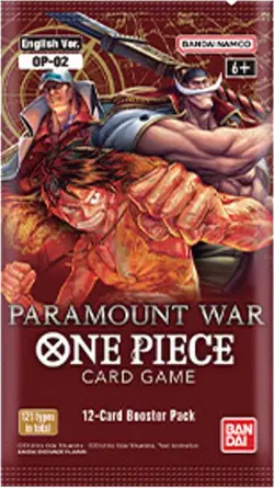 One Piece TCG Paramount War Booster Pack (12 Cards) - Image 1