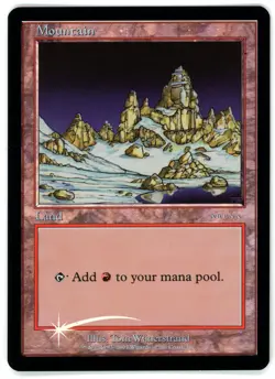 MOUNTAIN [PAL01 - ARENA LEAGUE 2001] - MTG MODERN FOIL CARD [EXCELLENT] - Image 1