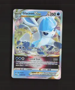 Glaceon VSTAR SWSH197 Sword & Shield Black Star Promo Holo Pokemon Card LP - Image 1