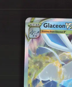 Glaceon VSTAR SWSH197 Sword & Shield Black Star Promo Holo Pokemon Card LP - Image 3