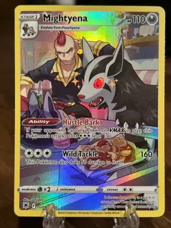 Mightyena TG09/TG30 Full Art Astral Radiance Pokemon TCG Card NM - Mint - Image 1