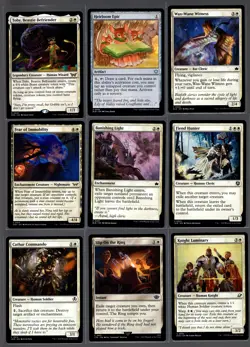 Lot Of 9 Magic: The Gathering Cards (White) - Image 1