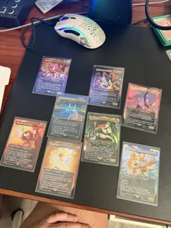 Magic Secret Lair - Sonic Friends And Foes Foil Set - OPENED with bonus card - Image 1