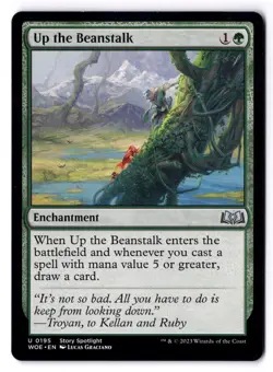 Up The Beanstalk LP* Wilds Of Eldraine ENGLISH 0195 mtg -UnltdCards - Image 1