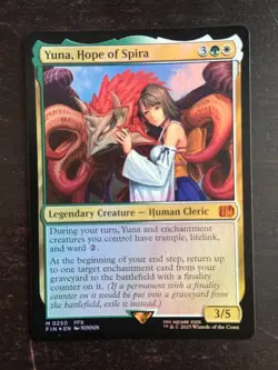 MTG Final Fantasy English Yuna, Hope of Spira 0250 Foil - Image 1