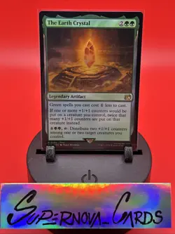 The Earth Crystal FOIL Final Fantasy 0184 MTG pack fresh NM FIN EN - Image 1