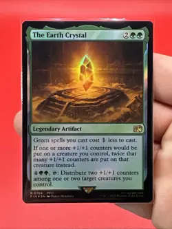 The Earth Crystal FOIL Final Fantasy 0184 MTG pack fresh NM FIN EN - Image 3