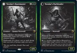 Tovolar's Huntmaster // Tovolar's Packleader NM, English MTG Double Feature - Image 1