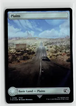 MTG Final Fantasy Plains (296) x1 NM Foil - Image 1