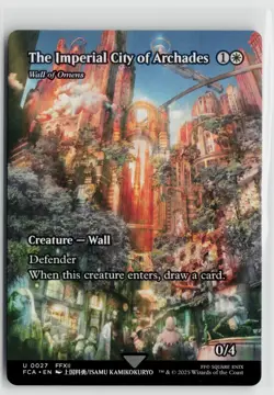 MTG Final Fantasy The Imperial City Of Archades (Wall Of Omens) x1 NM - Image 1