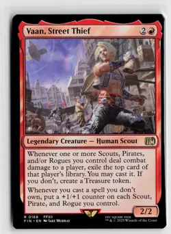 MTG Final Fantasy Vaan, Street Thief x1 NM Rare - Image 1