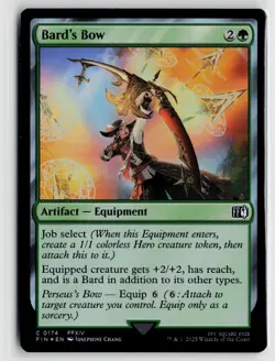 MTG Final Fantasy Bard's Bow Foil x1 NM - Image 1