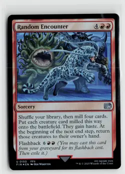 MTG Final Fantasy Random Encounter x1 NM Foil - Image 1