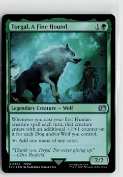 MTG Final Fantasy Torgal, A Fine Hound Foil x1 NM - Image 1