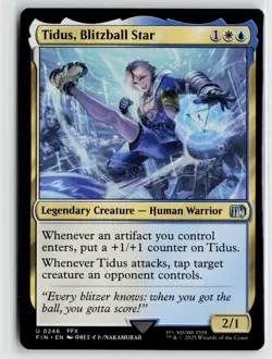 MTG Final Fantasy Tidus, Blitzball Star x4 NM Uncommon - Image 1