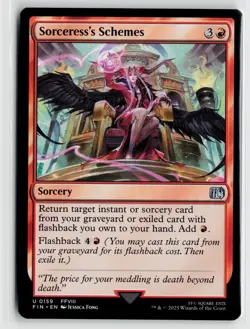 MTG Final Fantasy Sorceress's Schemes x4 NM Uncommon - Image 1