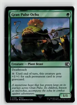 MTG Final Fantasy Gran Pulse Ochu Foil x1 NM - Image 1