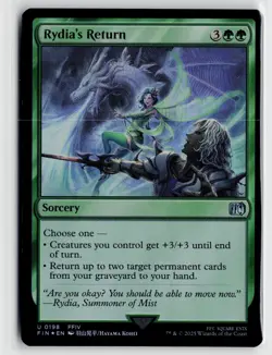 MTG Final Fantasy Rydia's Return x1 NM Foil - Image 1