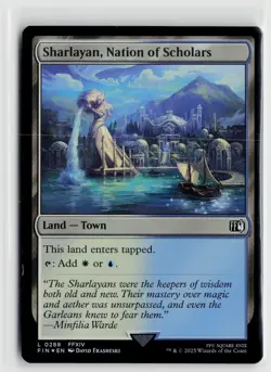 MTG Final Fantasy Sharlayan, Nation Of Scholars Foil x1 NM - Image 1