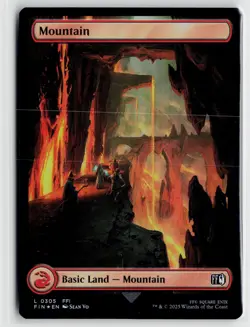 MTG Final Fantasy Mountain (305) x1 NM Foil - Image 1