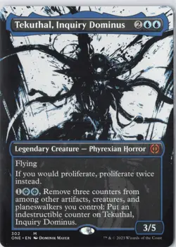 Tekuthal, Inquiry Dominus (Showcase) Phyrexia: All Will Be One Normal NM 302 - Image 1