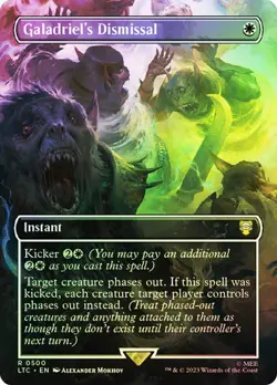 MTG GALADRIEL'S DISMISSAL BORDERLESS FOIL The Lord of the Rings NM Near Mint - Image 1