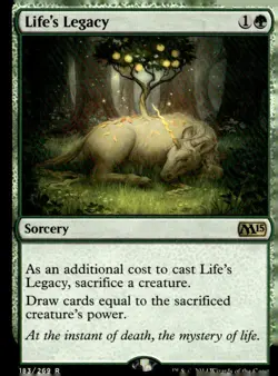 Magic 2015 (M15) #183 Life's Legacy - Image 1