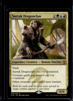 2014 Khans of Tarkir Surrak Dragonclaw #206 NM - Image 1