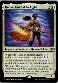 Haliya, Guided by Light R Edge of Eternities 19 NM Foil - Image 1
