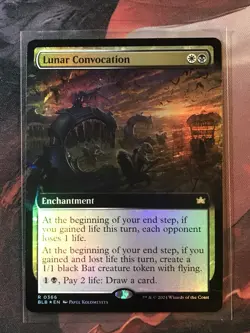 MTG Lunar Convocation FOIL Extended Art Bloomburrow BLB 0366 Rare NM - Image 1