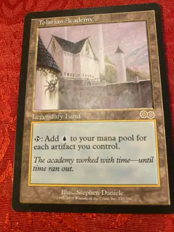 Tolarian Academy Urza's Saga LP Lightly Played MTG Magic the Gathering - Image 2