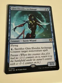 Magic The Gathering-Glen Elendra Archmage. NM. Regular - Image 2