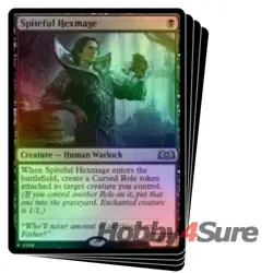 Foil Spiteful Hexmage X4 M/NM Magic: The Gathering MTG Wilds Of Eldraine - Image 1