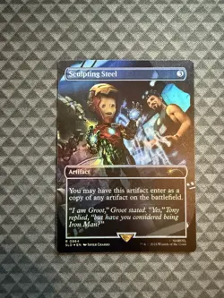 MTG Sculpting Steel #0864 Rainbow Foil Rare Secret Lair Drop Series (SLD) - Image 1
