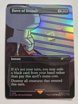 Force of Despair (Rainbow Foil) 1936 Secret Lair Drop Spongebob Squarepants NM - Image 1