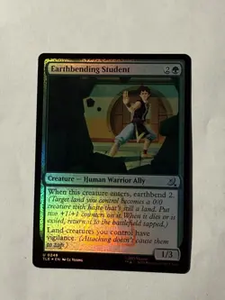 Earthbending Student FOIL Uncommon (TLE 0249) MTG Avatar 2025 - Image 1