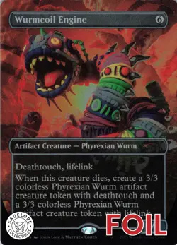 MTG Wurmcoil Engine (Rainbow) (2196) | NM Foil | Secret Lair Play-Doh {SLD} - Image 1