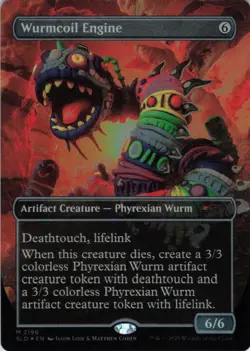 MTG Wurmcoil Engine (Rainbow) (2196) | NM Foil | Secret Lair Play-Doh {SLD} - Image 2