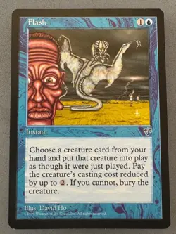 Flash Mirage Rare MTG-Never Played Near Mint-Vintage Magic the Gathering - Image 1