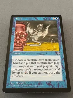 Flash Mirage Rare MTG-Never Played Near Mint-Vintage Magic the Gathering - Image 3