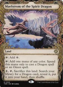Maelstrom of the Spirit Dragon (Showcase) R Tarkir: Dragonstorm 326 NM MTG - Image 1