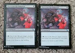2x X2 Phyrexian Reclamation NM/LP C15 The List Reprint ENGLISH mtg Magic Regular - Image 1