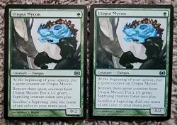 MTG Utopia Mycon LP-NM Future Sight Magic Regular X2 2x - Image 1