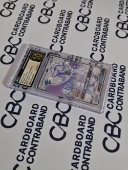 CGC 10 Pristine Reshiram GX SV51 Hidden Fates Full Art (2019 Pokemon) - Image 3