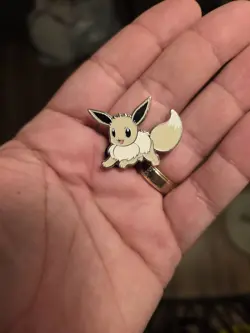 Shiny Radiant Eevee Pin Pokemon Go Collection Premium (2023) Metal Promo - Image 1