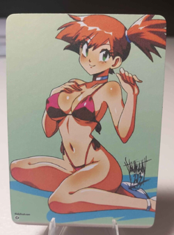 Misty Full Art Goddess Story Pokemon Waifu Trading Card - Image 1