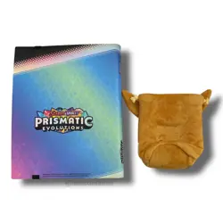 Pokemon Prismatic Evolutions Binder & Eevee Pouch Bundle Set (NO PACKS) - Image 2