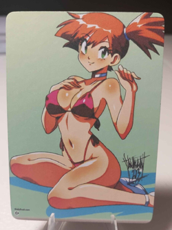 Misty Full Art Goddess Story Pokemon Waifu Trading Card - Image 1