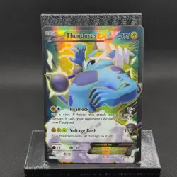 Thundurus EX - 98/108 - Roaring Skies - XY - Ultra Rare - Full Art - Pokemon - Image 1